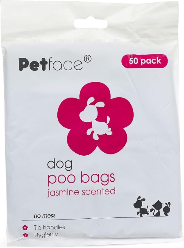 Petface Jasmine Scented Dog Poop Bags (Pack of 50)